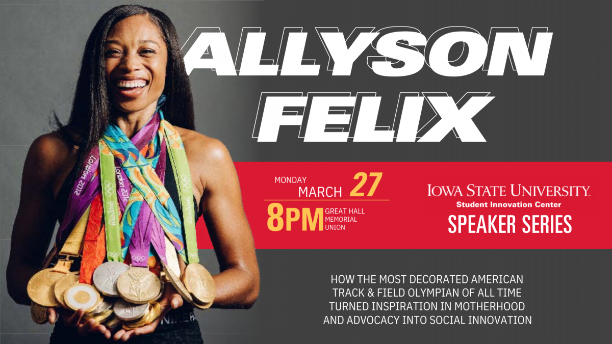 An Evening with Allyson Felix Lecture Series Iowa State University